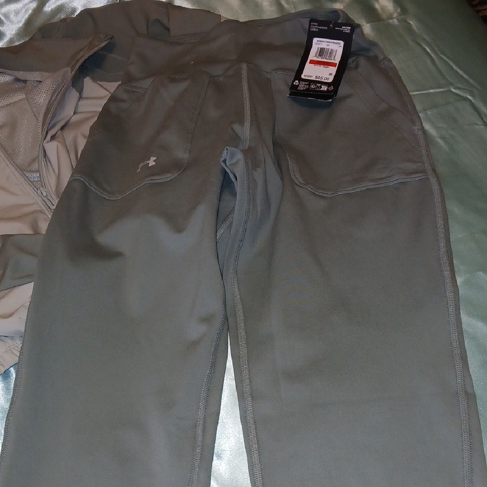 Under Armour Gray Performance Jacket Moisture-Wic… - image 3